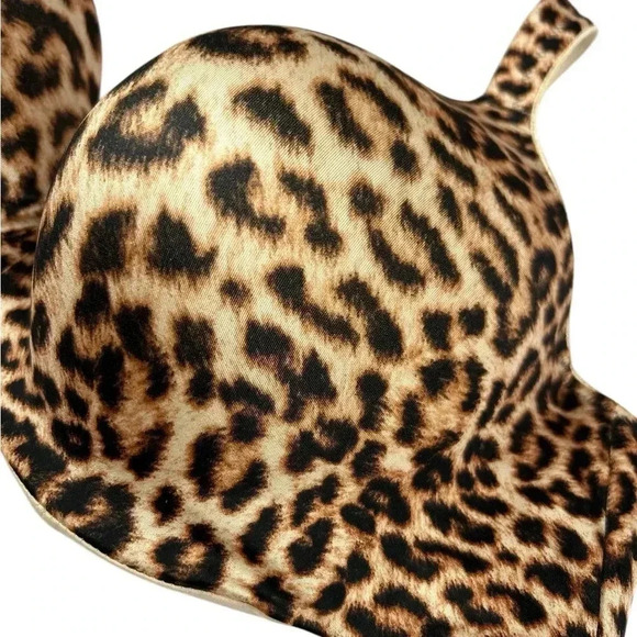 Soma Stunning Support Smooth Balconette Bra Leopard Cheetah Print Size 42DD - Picture 3 of 7